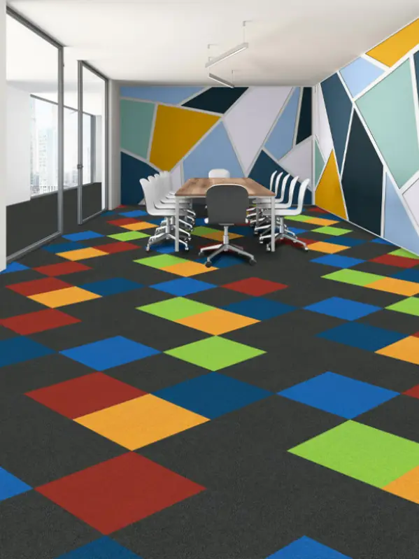 Carpet tile, tile carpet, office carpet, nylon carpet, commercial carpet